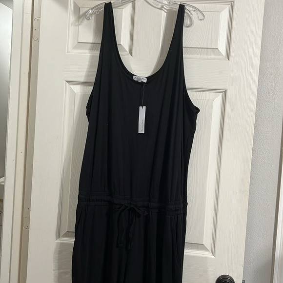 Michael Stars Theo Tank Jumpsuit with Drawstring Black Size 2X - Picture 8 of 14